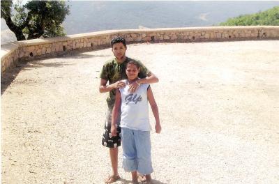 mon cosin hamza et moi